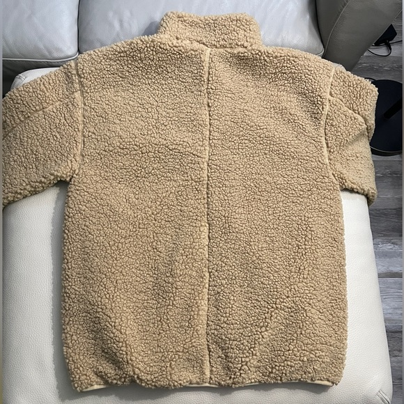 NWT - Adidas Adult Sherpa/Teddy Fleece Zip Jacket - Men M/Women L - Picture 9 of 11